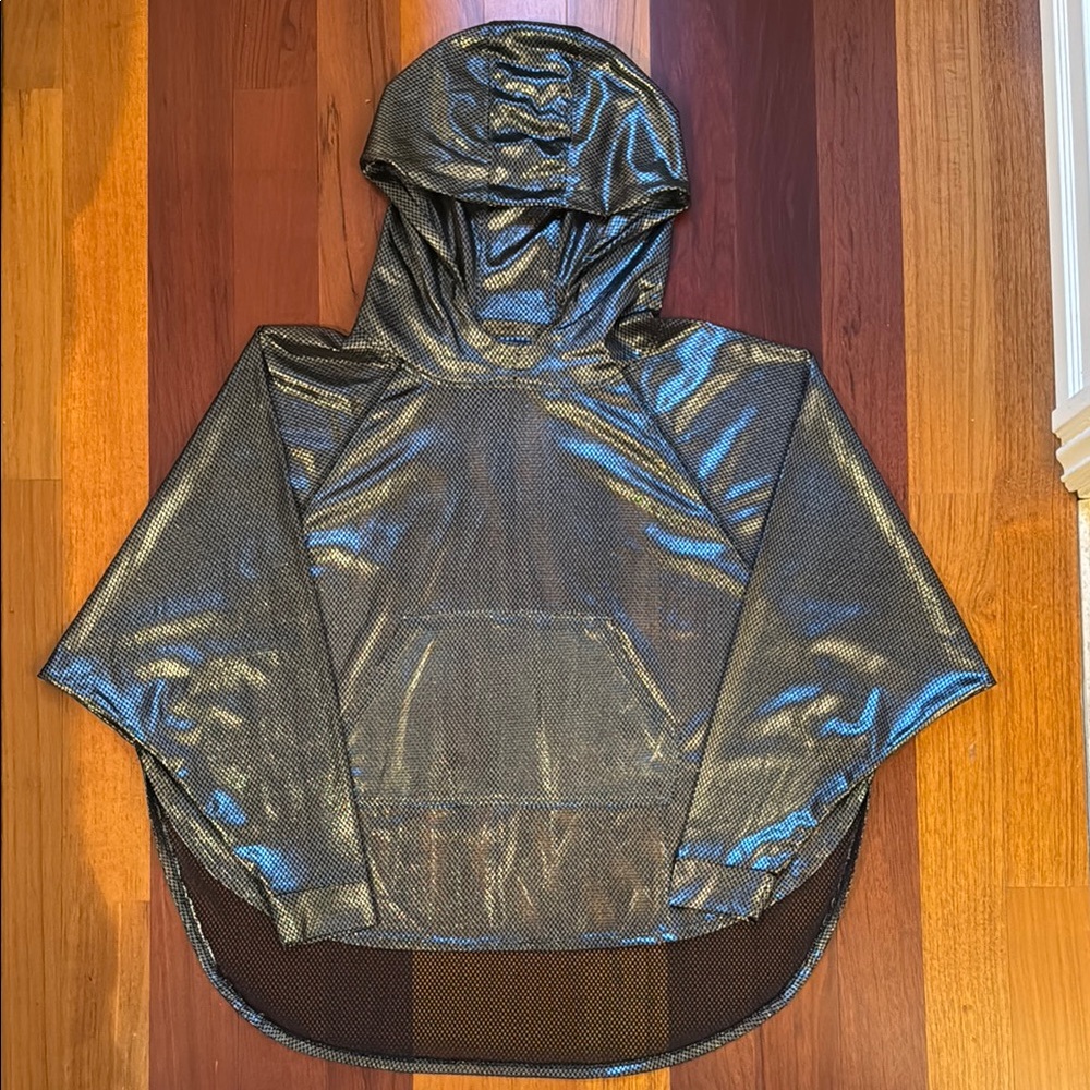 Material Girl Active | Metallic Mesh Top | Size Small